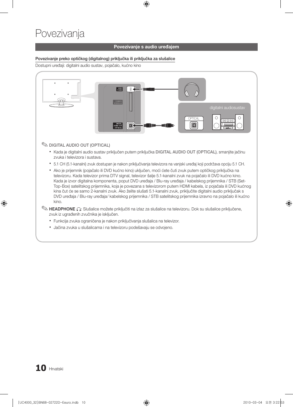 Povezivanja | Samsung UE32C4000PW User Manual | Page 230 / 441