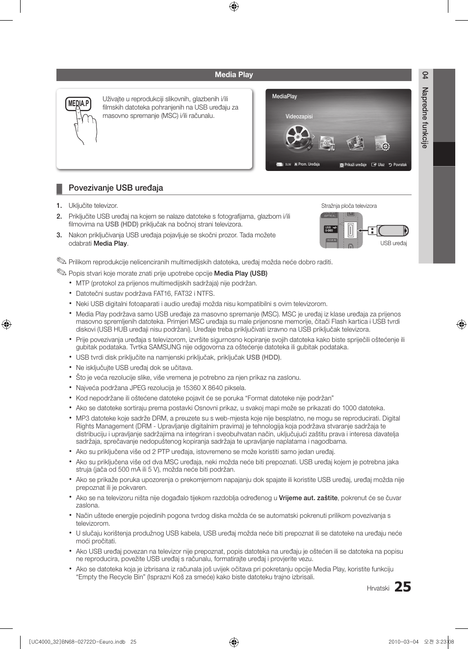 Samsung UE32C4000PW User Manual | Page 245 / 441
