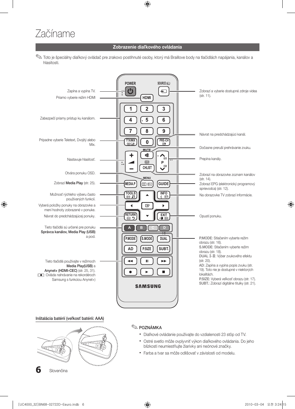 Začíname | Samsung UE32C4000PW User Manual | Page 314 / 441