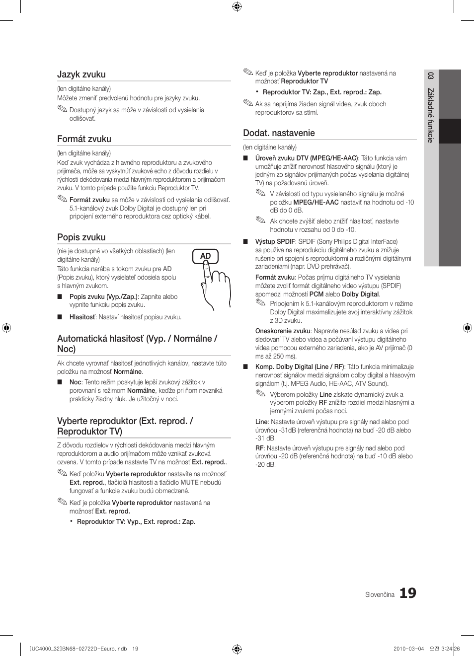 Samsung UE32C4000PW User Manual | Page 327 / 441