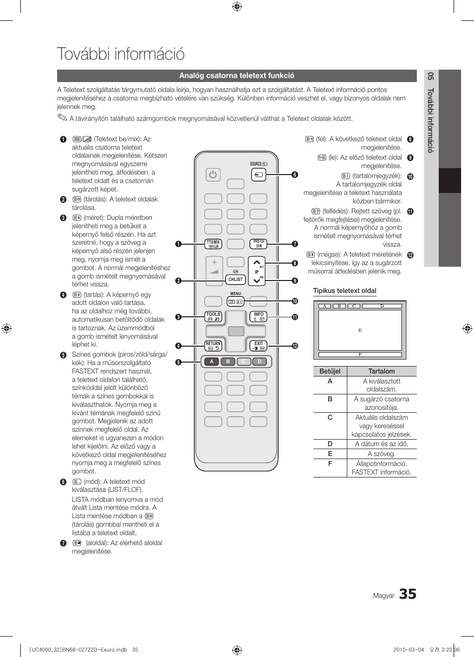 További információ | Samsung UE32C4000PW User Manual | Page 79 / 441