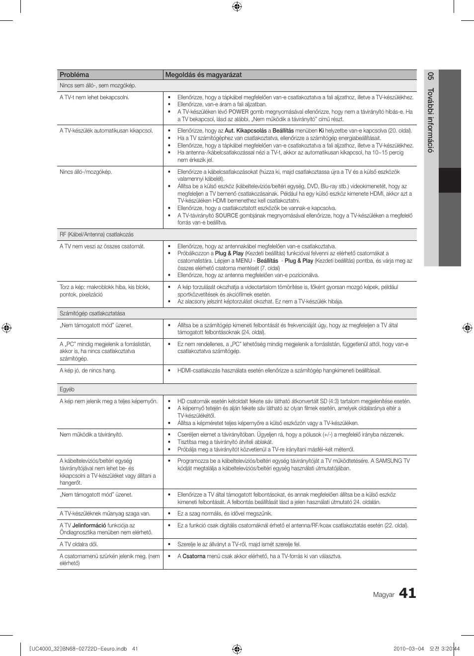 Samsung UE32C4000PW User Manual | Page 85 / 441