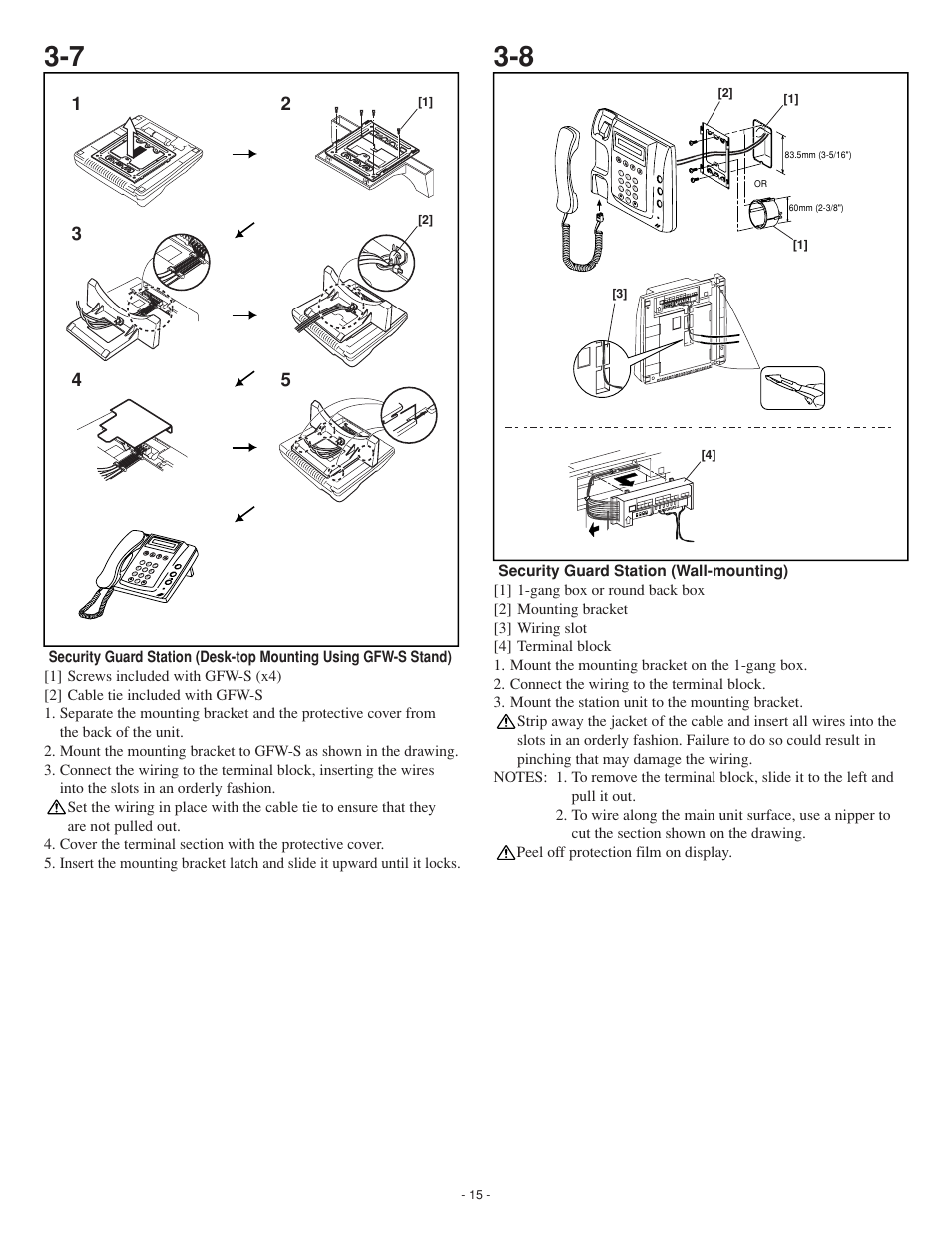 Aiphone GH SERIES 0207 AIC User Manual | Page 15 / 47