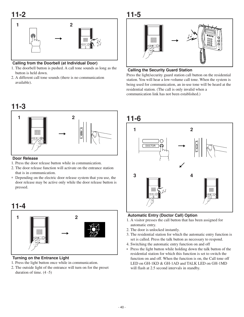 Aiphone GH SERIES 0207 AIC User Manual | Page 40 / 47