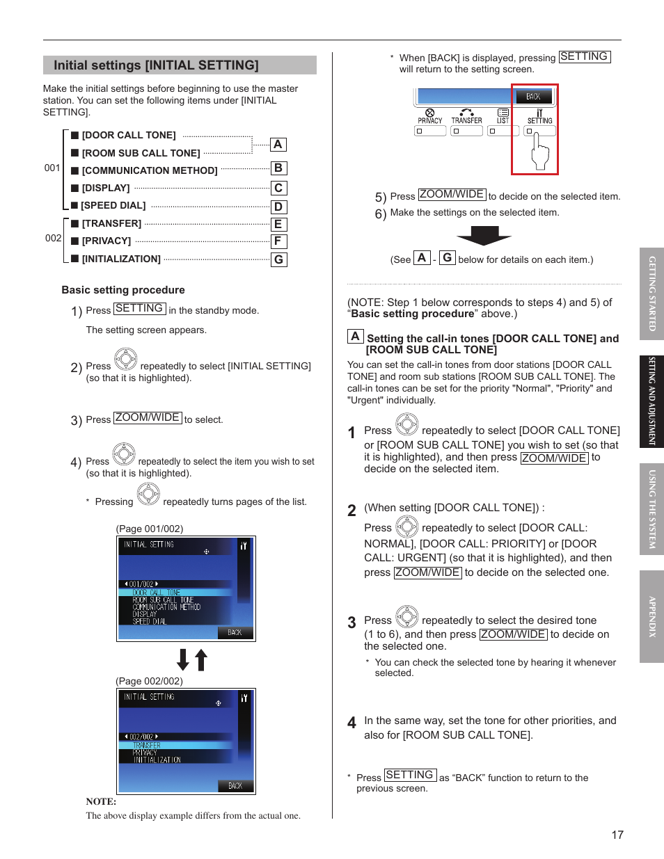 Aiphone IS User Manual | Page 17 / 46