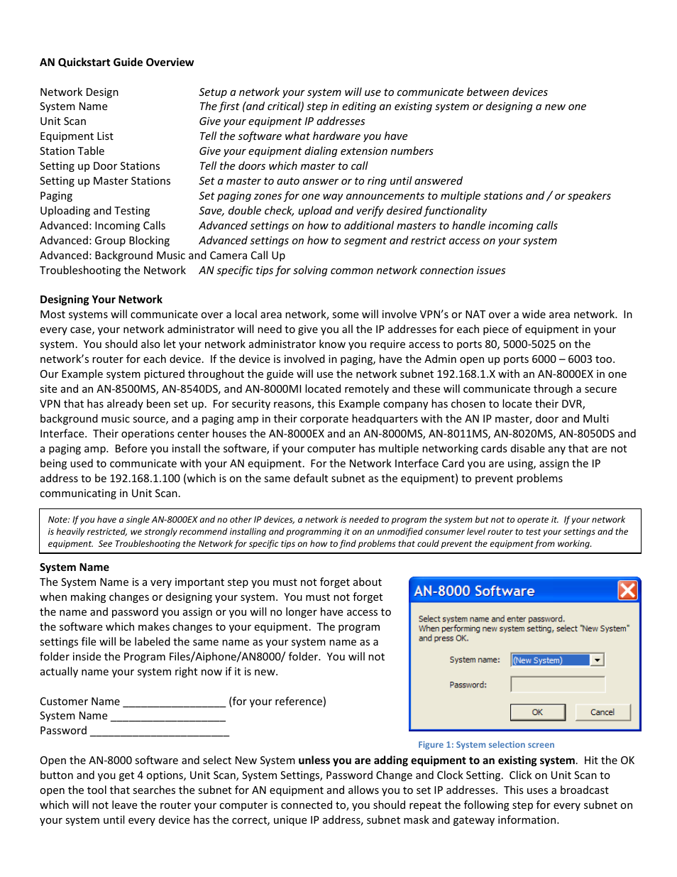 Aiphone INTERCOM AN-8000 User Manual | Page 3 / 10