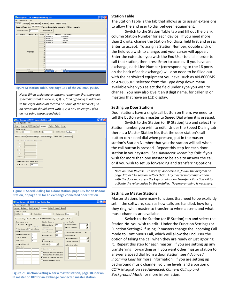 Aiphone INTERCOM AN-8000 User Manual | Page 5 / 10