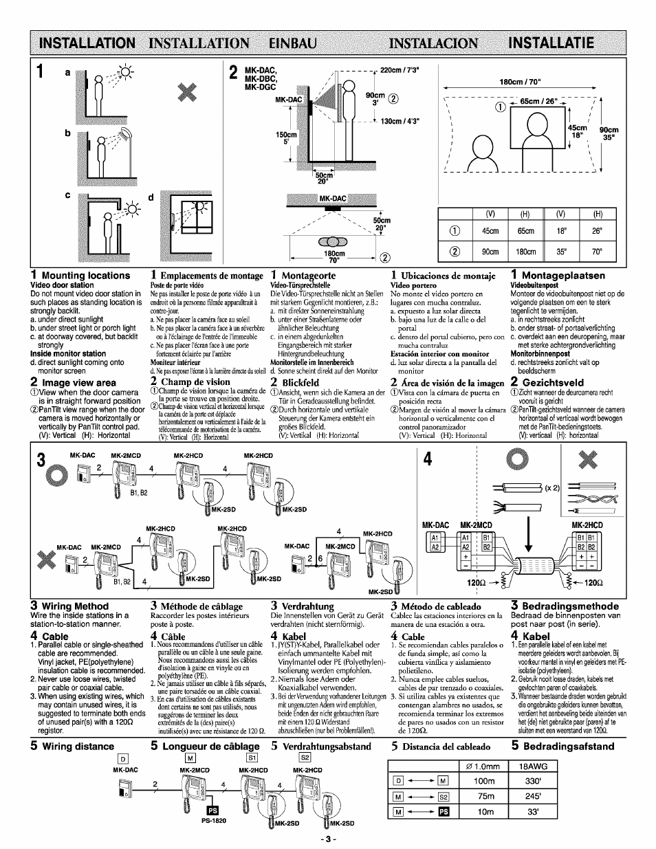 I[fil нs2н | Aiphone Mk-2mcd User Manual | Page 3 / 10