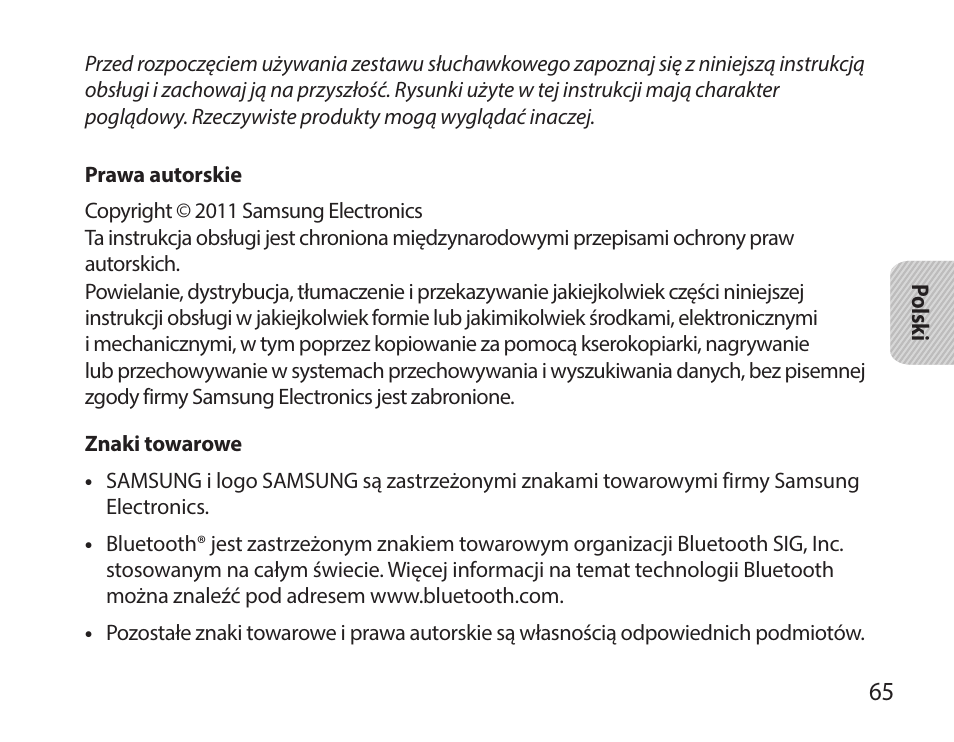 Samsung HM7000 User Manual | Page 67 / 194