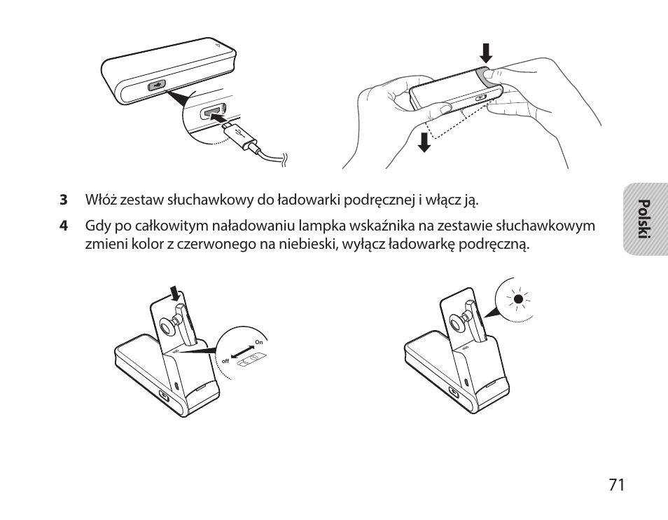 Polsk i | Samsung HM7000 User Manual | Page 73 / 194