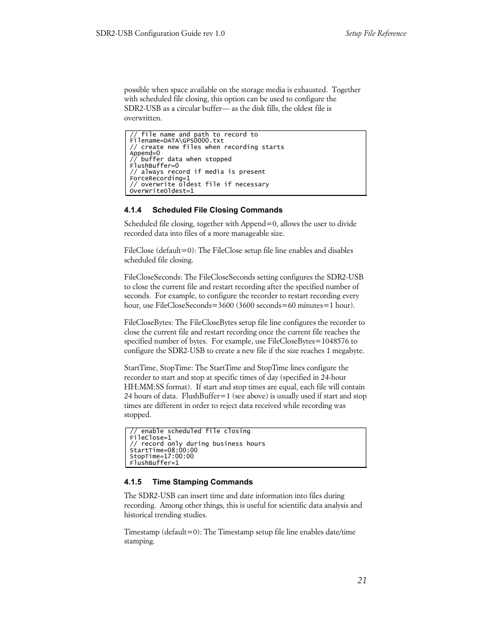 Acumen INSTRUMENTS CORPORATION DATABRIDGE(TM) SDR2-USB User Manual | Page 23 / 41