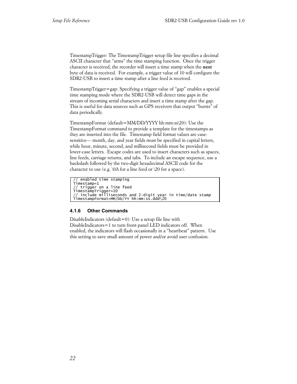 Acumen INSTRUMENTS CORPORATION DATABRIDGE(TM) SDR2-USB User Manual | Page 24 / 41