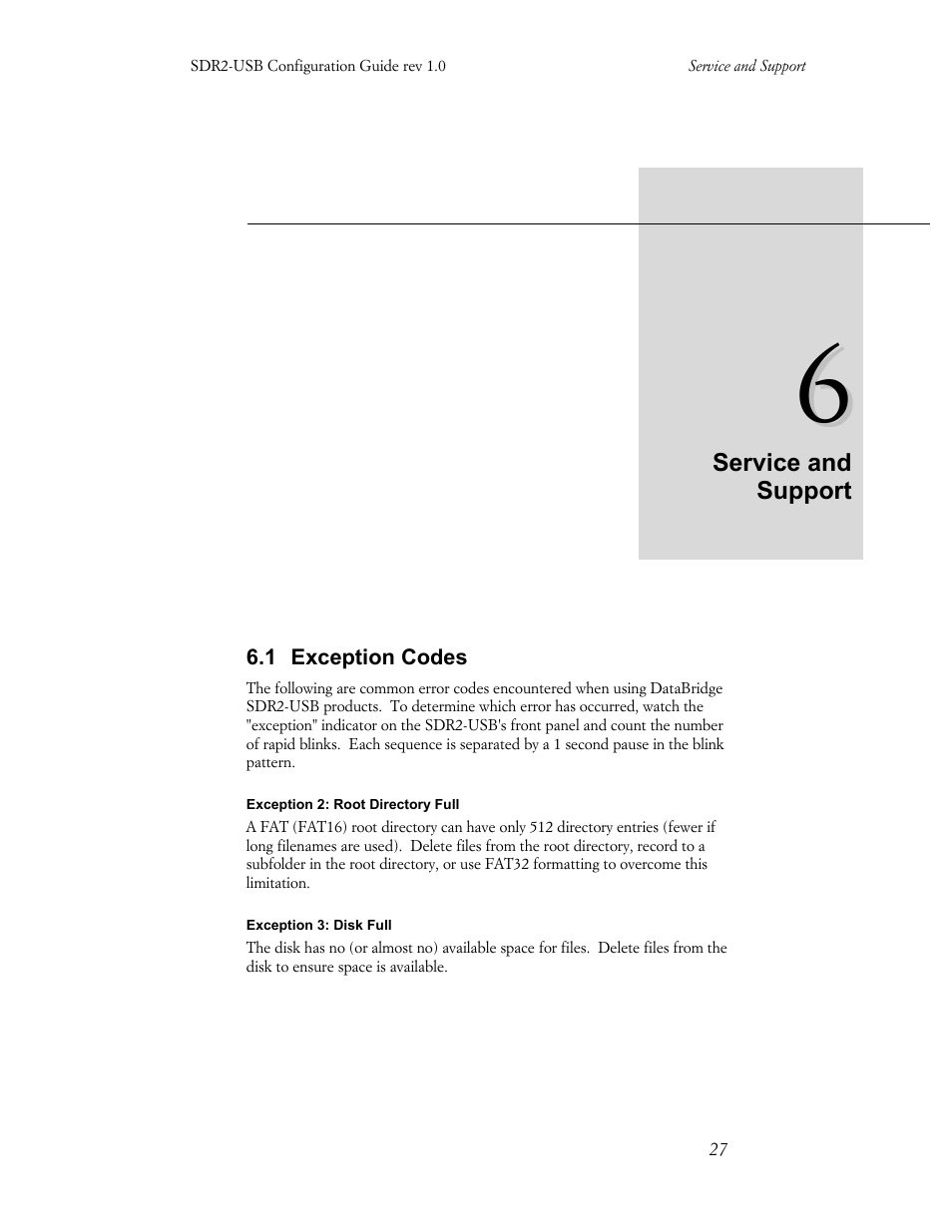 Acumen INSTRUMENTS CORPORATION DATABRIDGE(TM) SDR2-USB User Manual | Page 29 / 41