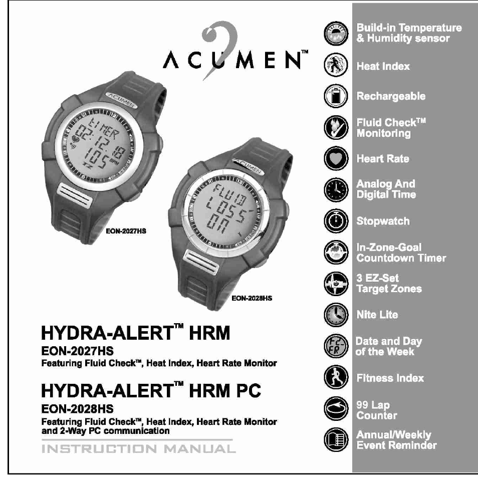 Acumen EON-2028HS User Manual | 112 pages