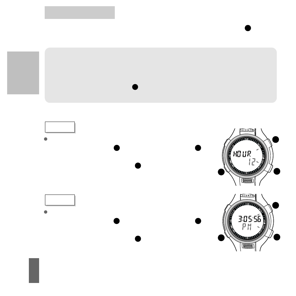 Part ii, Setting the time | Acumen Stopwatch User Manual | Page 28 / 105
