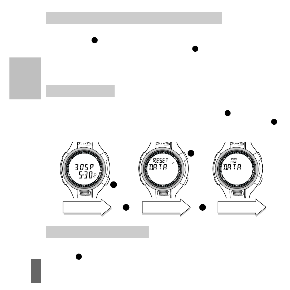 Part ii, Basic settings for exercise, Quick reset stopwatch & entering basic settings | Acumen Stopwatch User Manual | Page 64 / 105