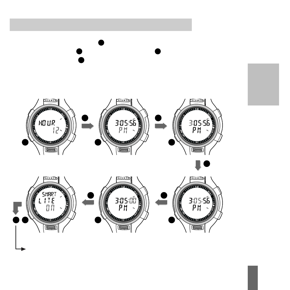 Part ii, Press mode/nxt button, Or stp/reset button | Acumen Stopwatch User Manual | Page 71 / 105
