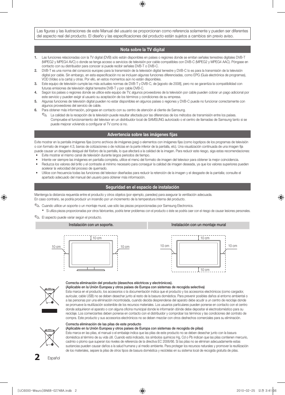 Samsung UE55C6000RW User Manual | Page 110 / 325