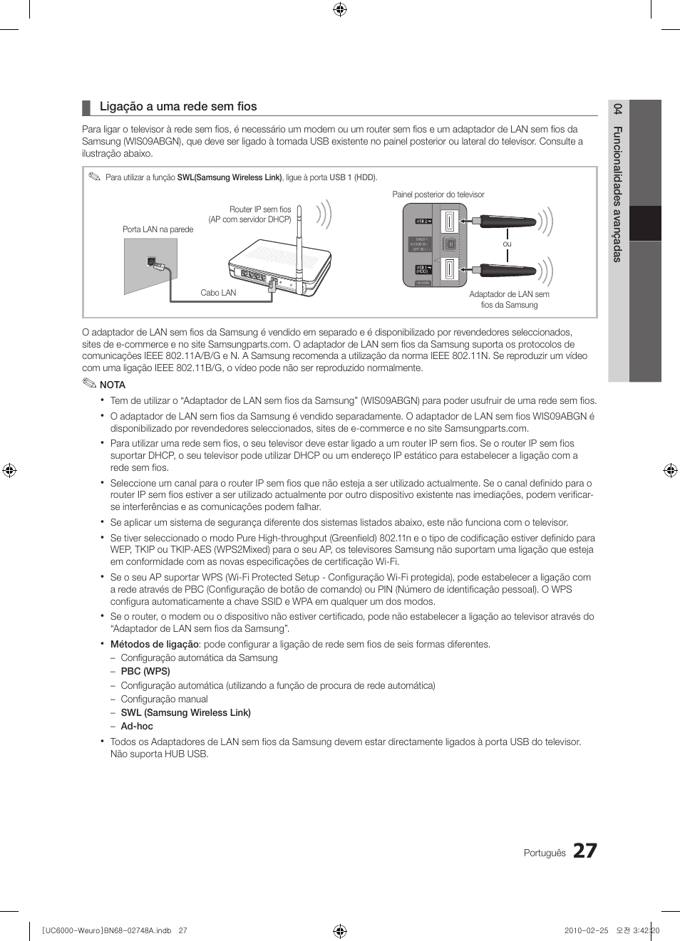 Samsung UE55C6000RW User Manual | Page 189 / 325