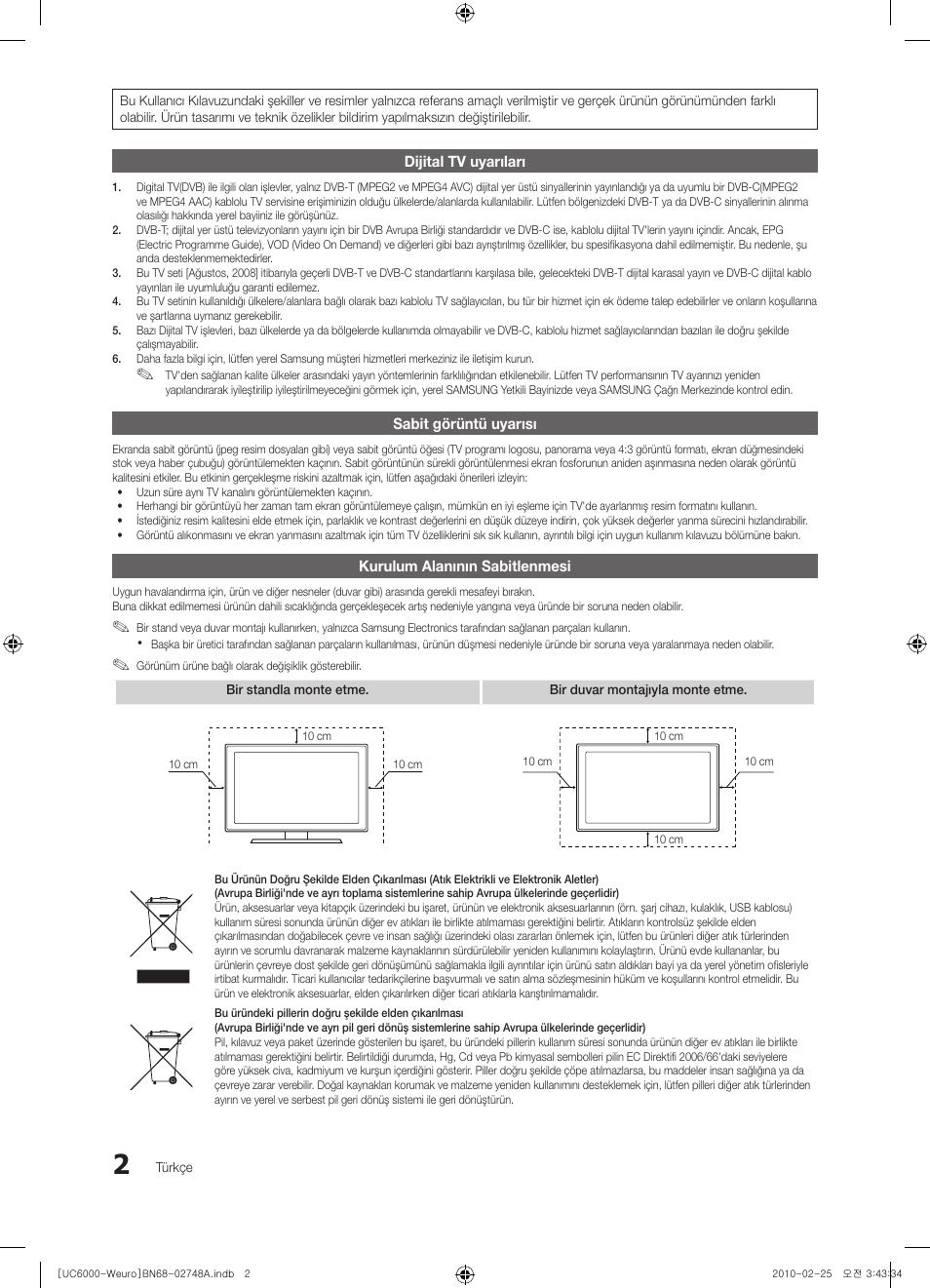 Samsung UE55C6000RW User Manual | Page 272 / 325