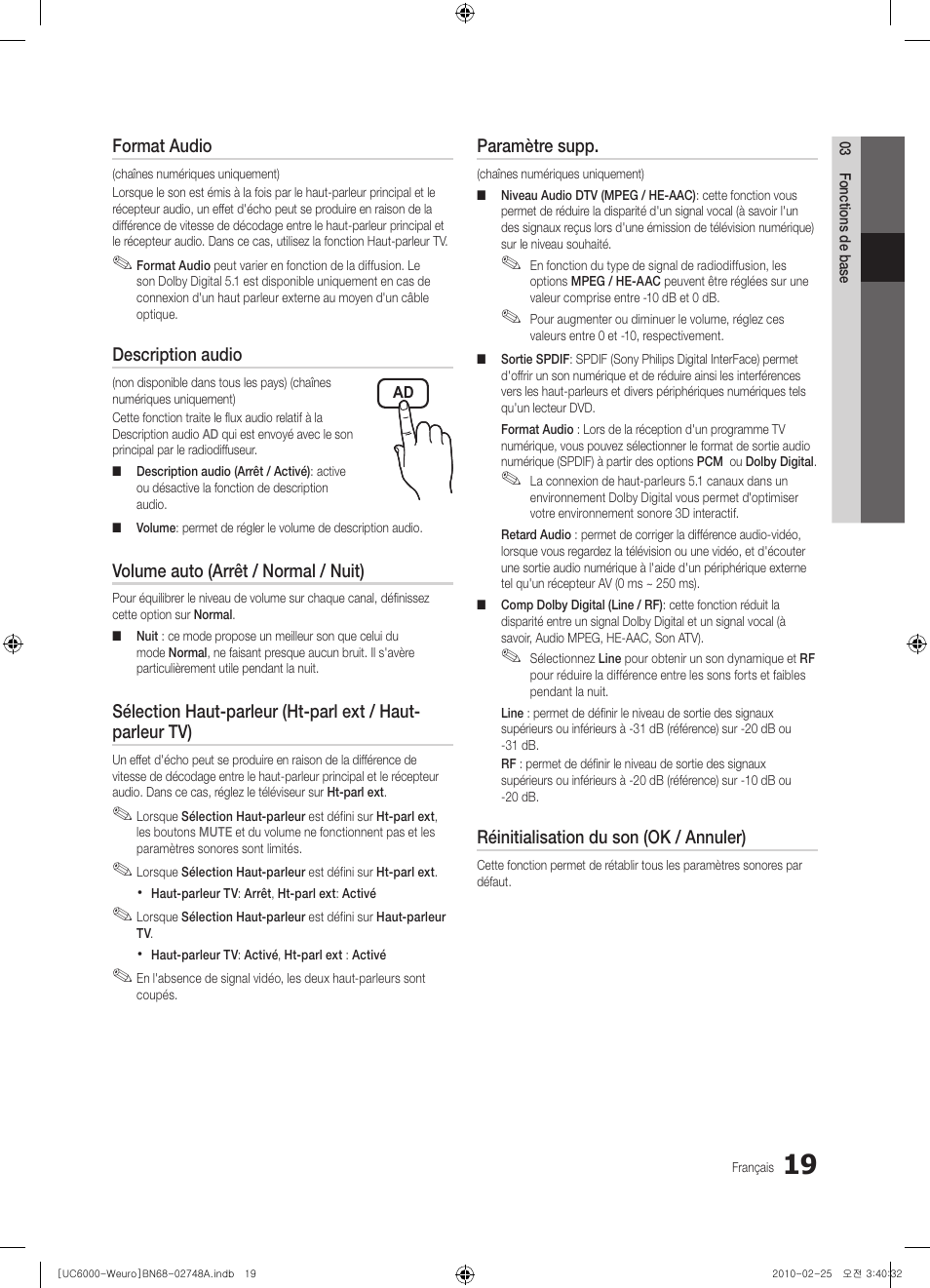 Samsung UE55C6000RW User Manual | Page 73 / 325