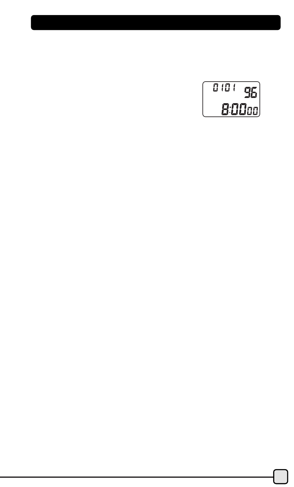 Setting the clock/calendar | Acumen HR440 User Manual | Page 7 / 23