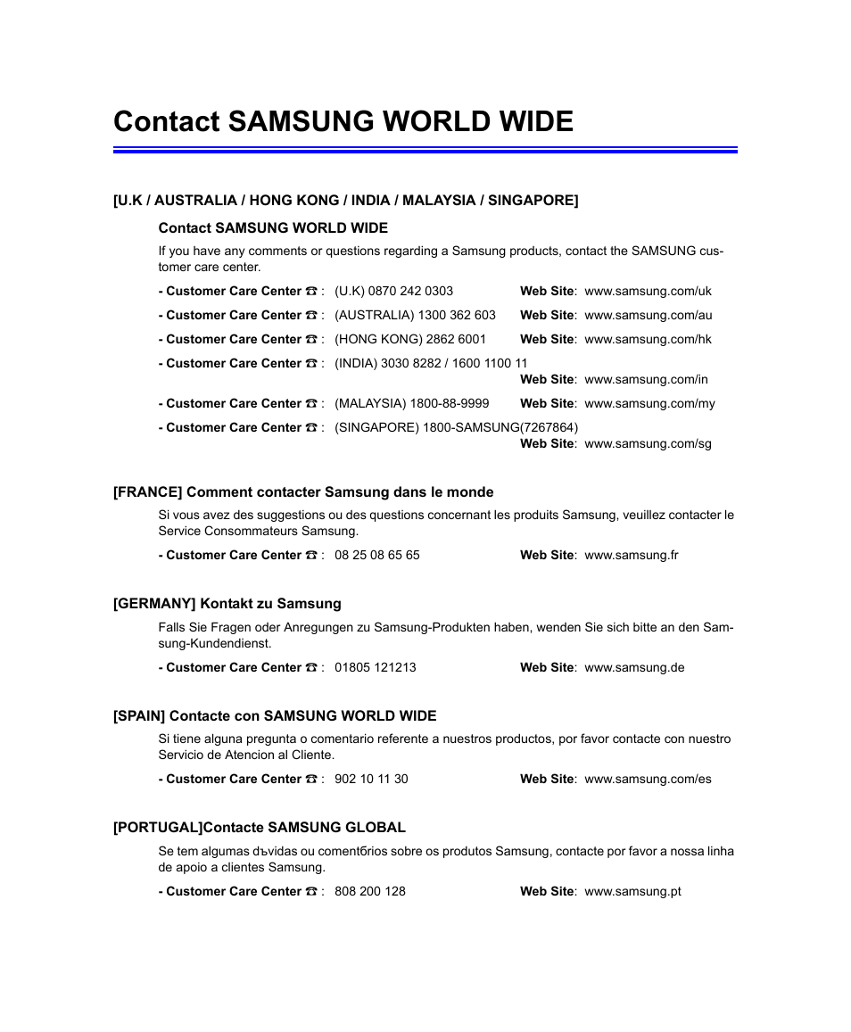 Samsung NP-X06 User Manual | 2 pages