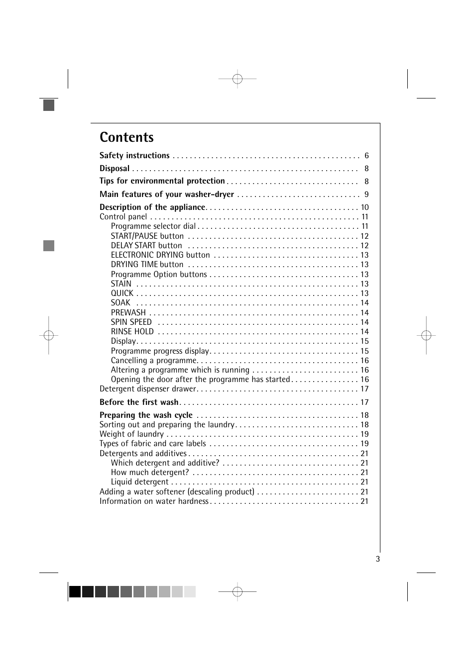 AEG LAVAMAT 12820 User Manual | Page 3 / 50