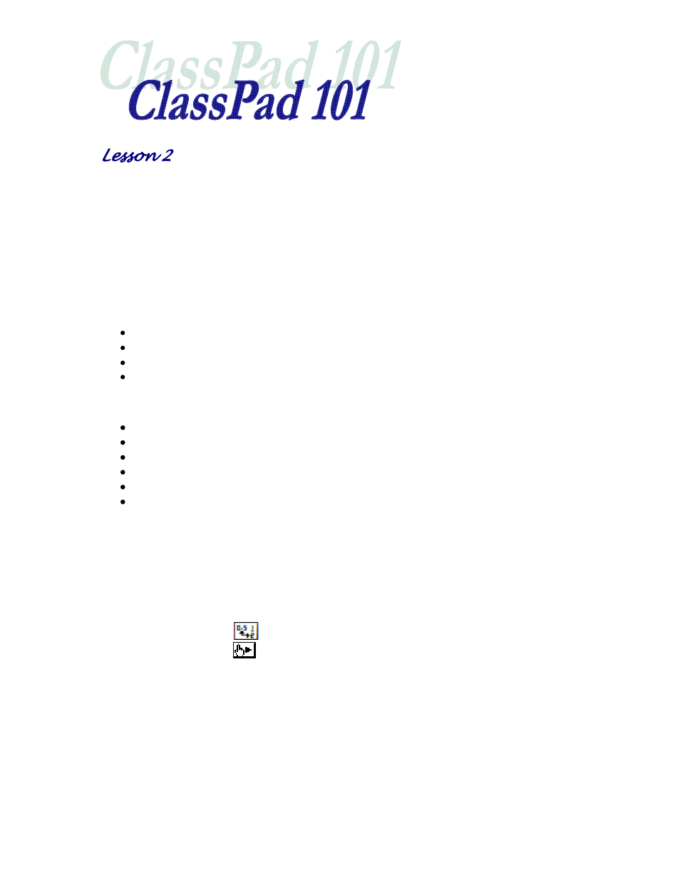AB Soft ClassPad 101 User Manual | 12 pages