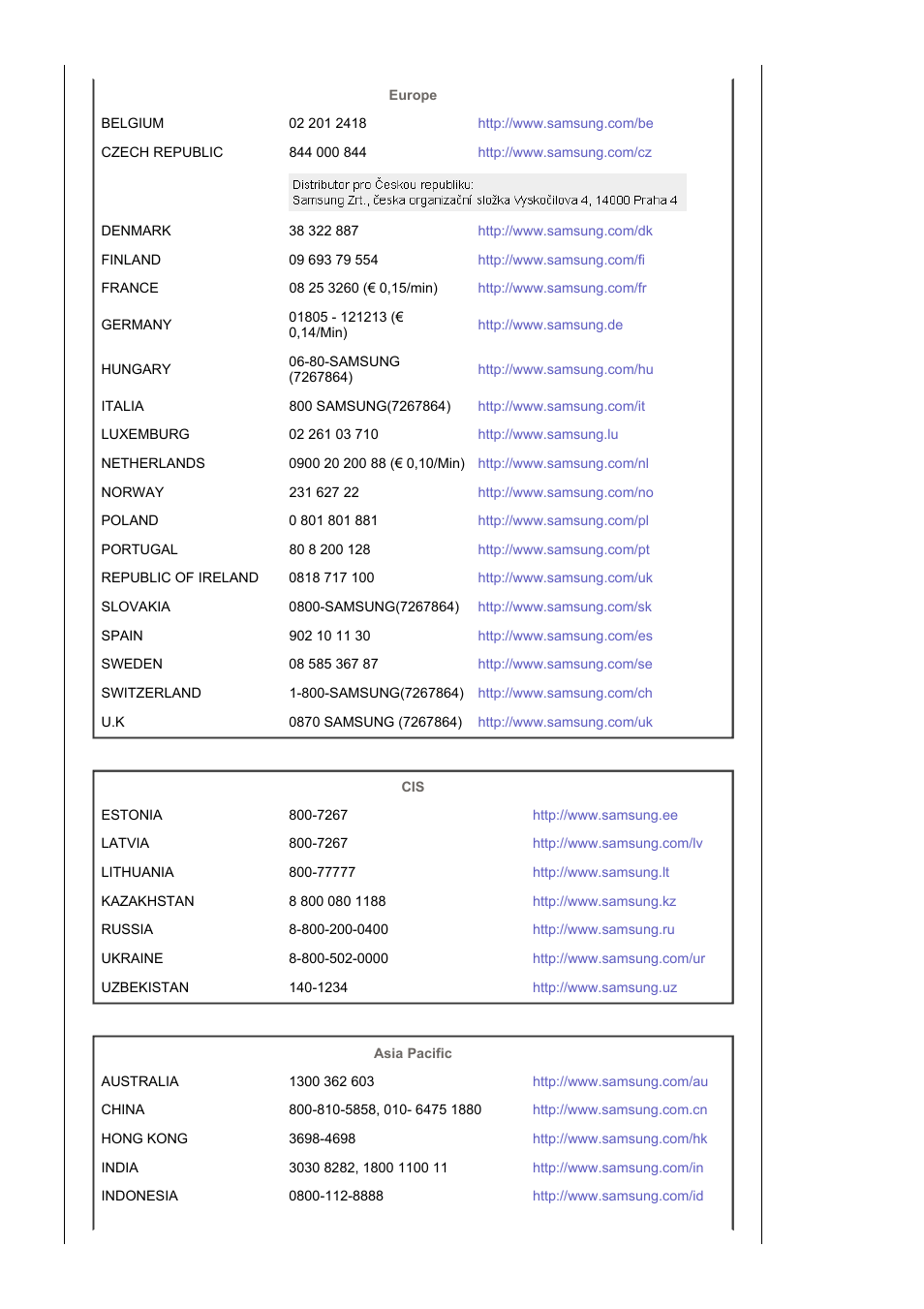 Samsung 910T User Manual | Page 180 / 186