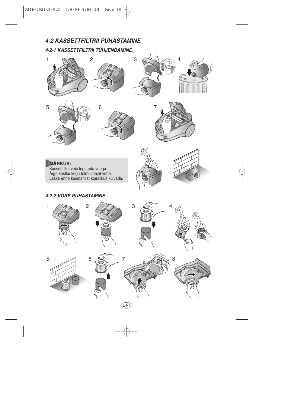 Samsung SC7840 User Manual | Page 30 / 56