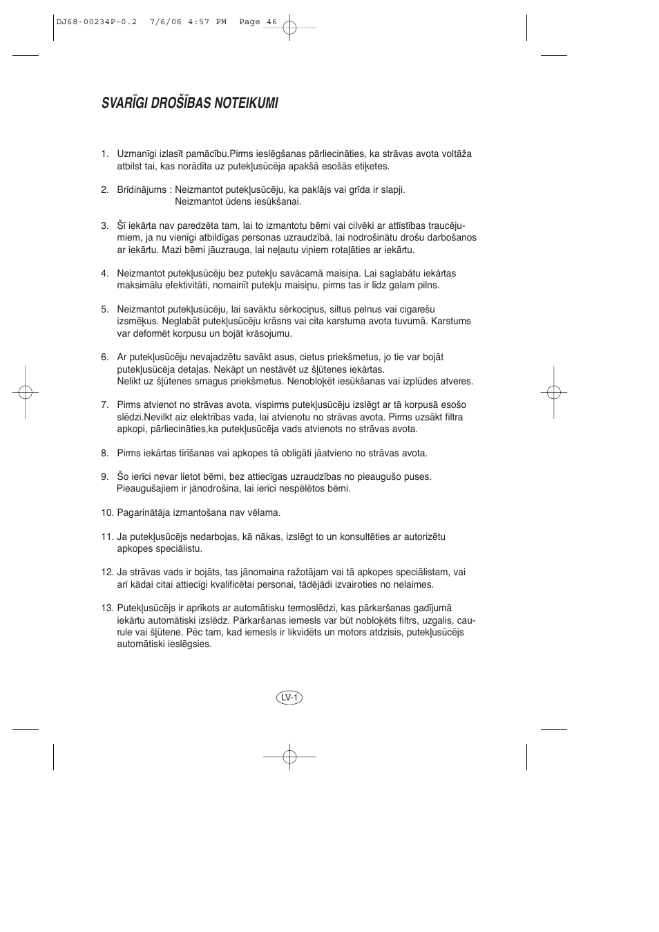 Samsung SC7840 User Manual | Page 46 / 56