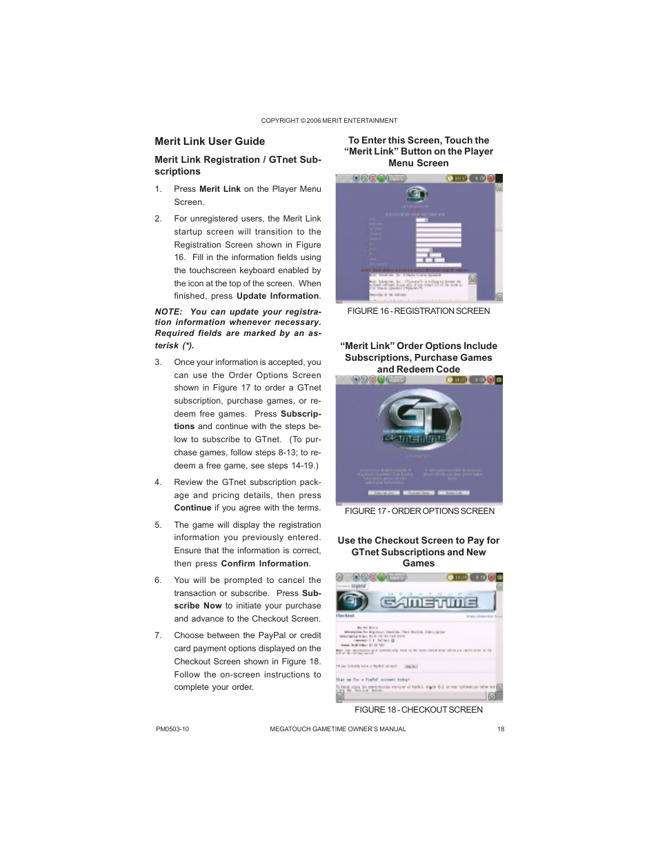 AB Soft Megatouch Gametime PM0503-10 User Manual | Page 21 / 36