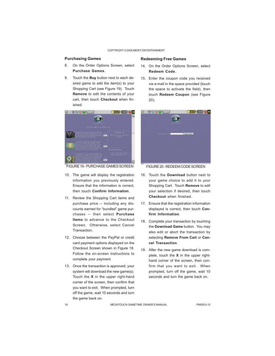 AB Soft Megatouch Gametime PM0503-10 User Manual | Page 22 / 36
