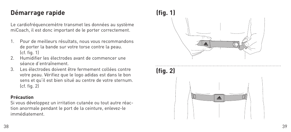 Adidas Heart Rate Monitor User Manual | Page 20 / 85