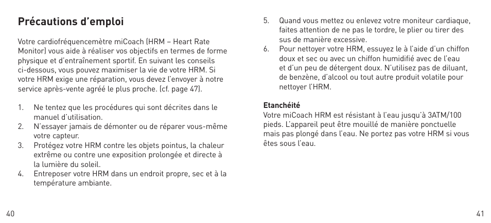 Adidas Heart Rate Monitor User Manual | Page 21 / 85