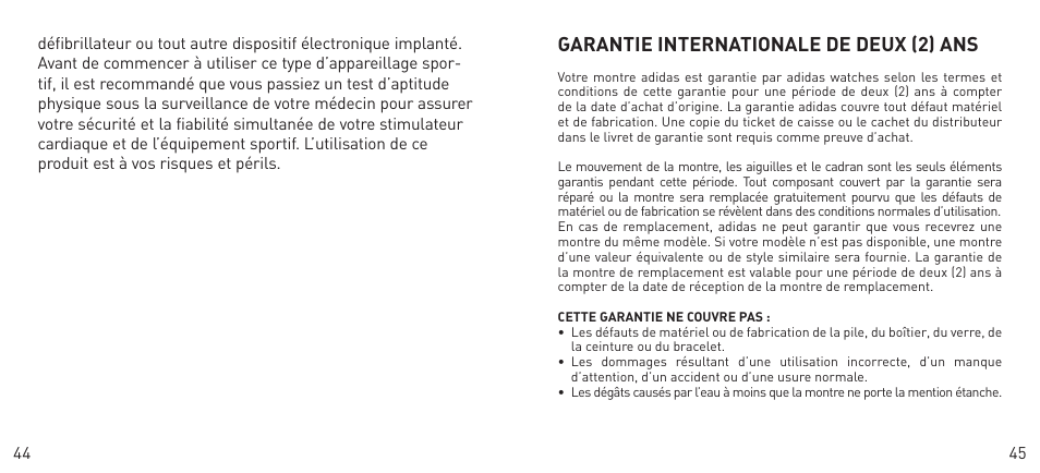 Adidas Heart Rate Monitor User Manual | Page 23 / 85