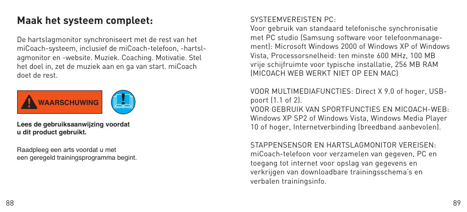 Adidas Heart Rate Monitor User Manual | Page 45 / 85