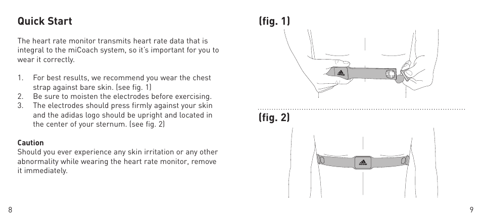 Adidas Heart Rate Monitor User Manual | Page 5 / 85