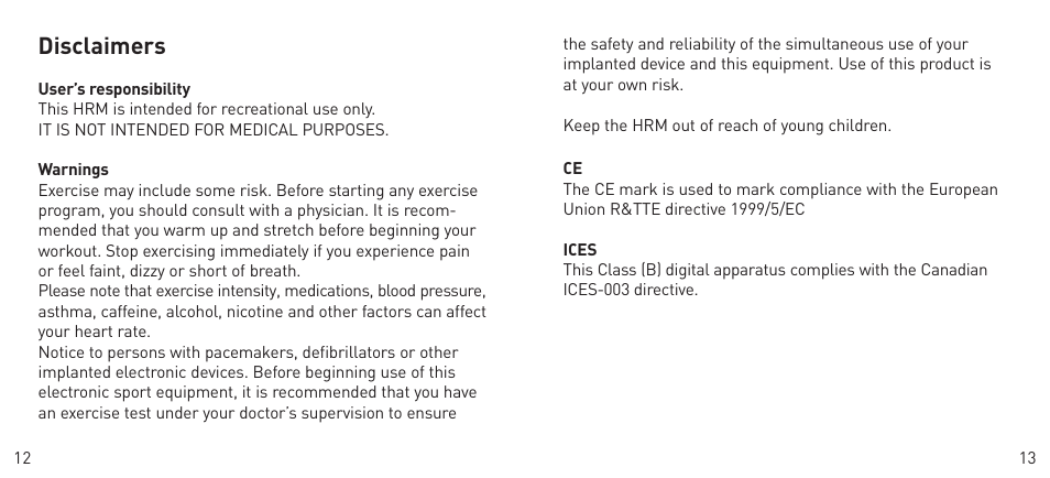Adidas Heart Rate Monitor User Manual | Page 7 / 85