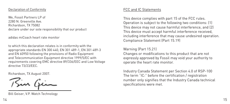 Adidas Heart Rate Monitor User Manual | Page 8 / 85