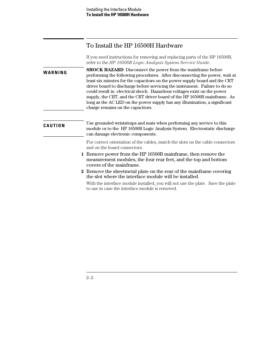 Agilent Technologies HP 16500 User Manual | Page 11 / 38