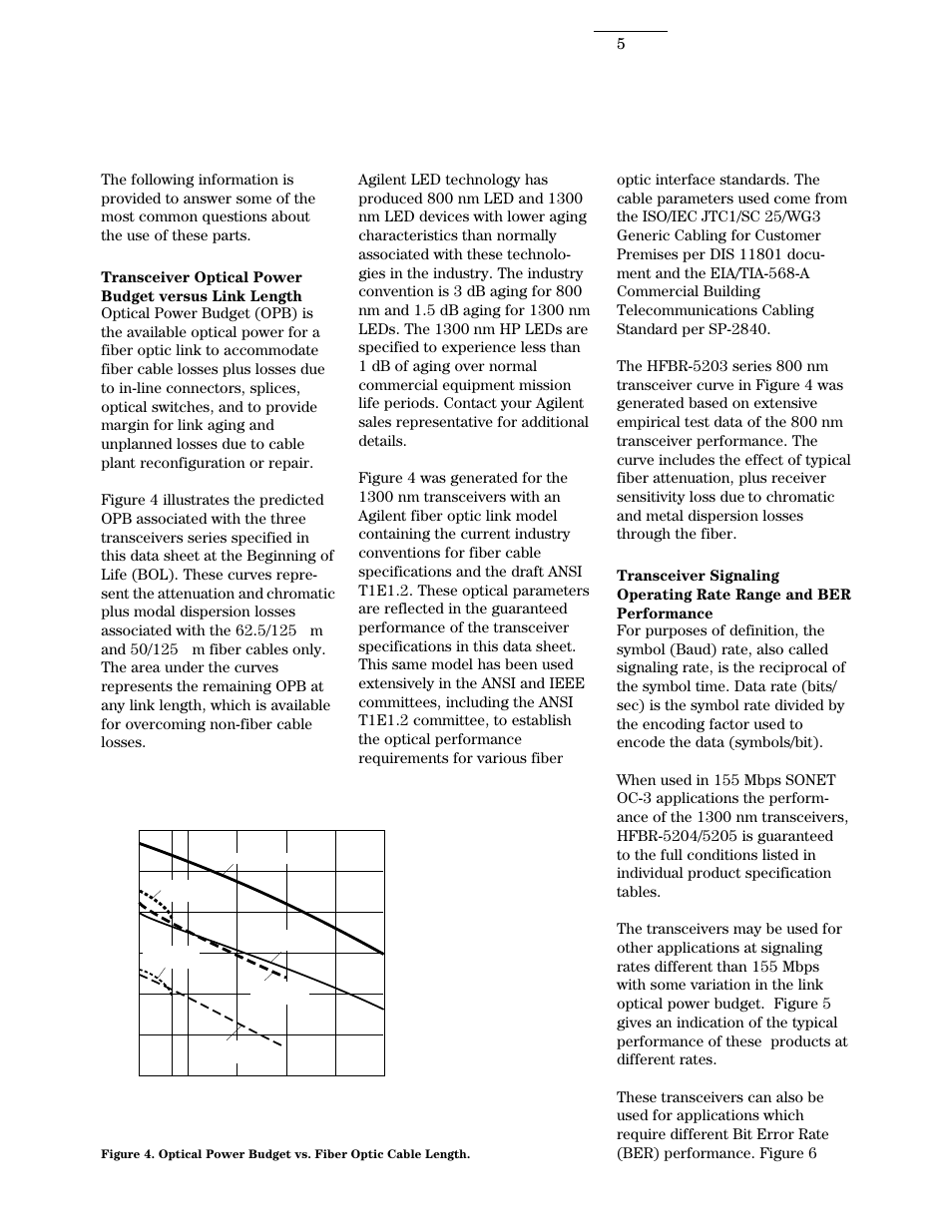 Agilent Technologies HFBR 5203 User Manual | Page 5 / 20