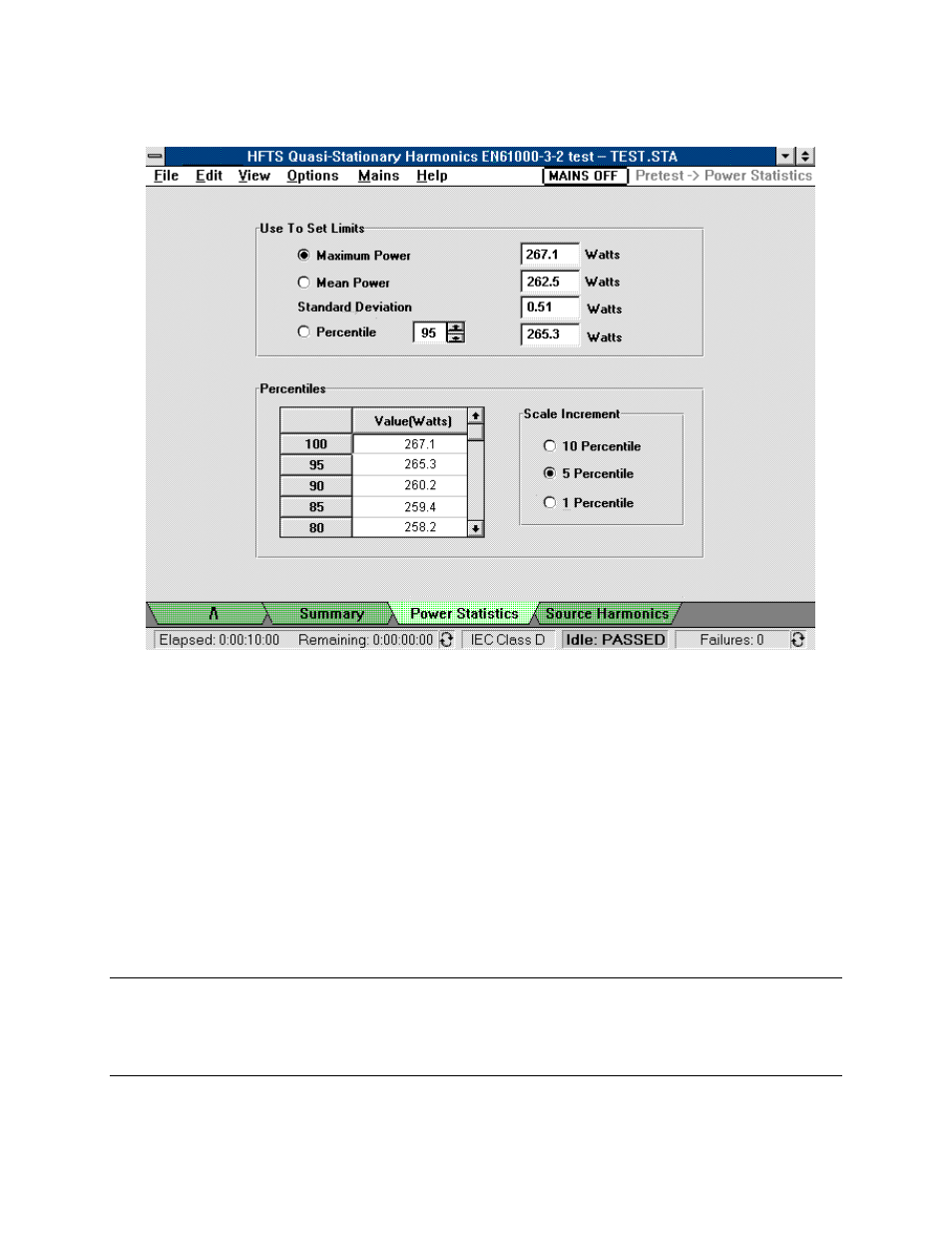 Pre-test source harmonics | Agilent Technologies EN 61000-3-2 User Manual | Page 29 / 106