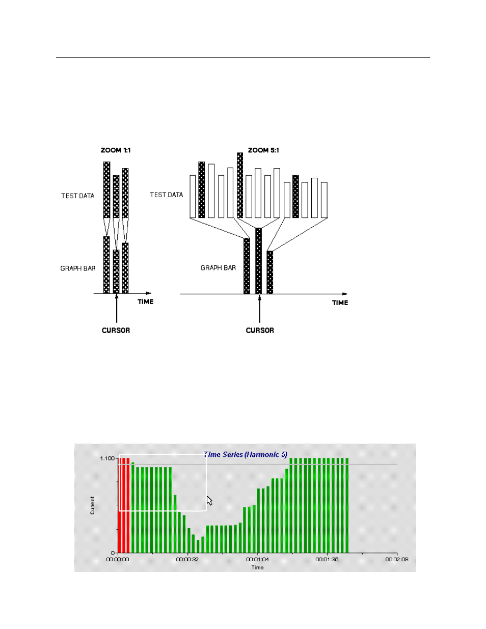 Using the zoom control, Obtaining detailed failure and error information | Agilent Technologies EN 61000-3-2 User Manual | Page 67 / 106