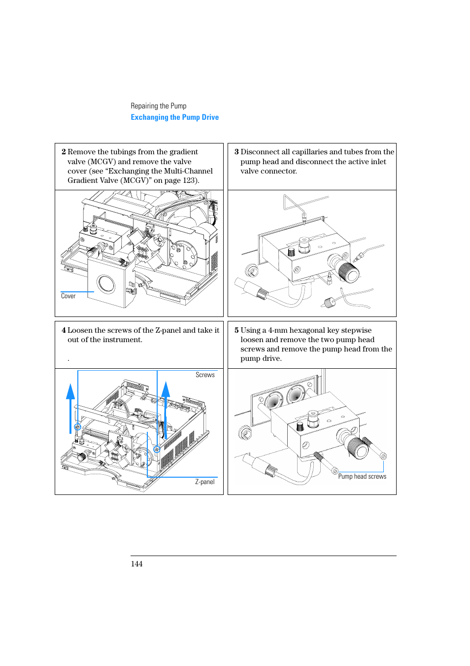 Agilent Technologies Quaternary Pump 1100 Series User Manual | Page 144 / 272