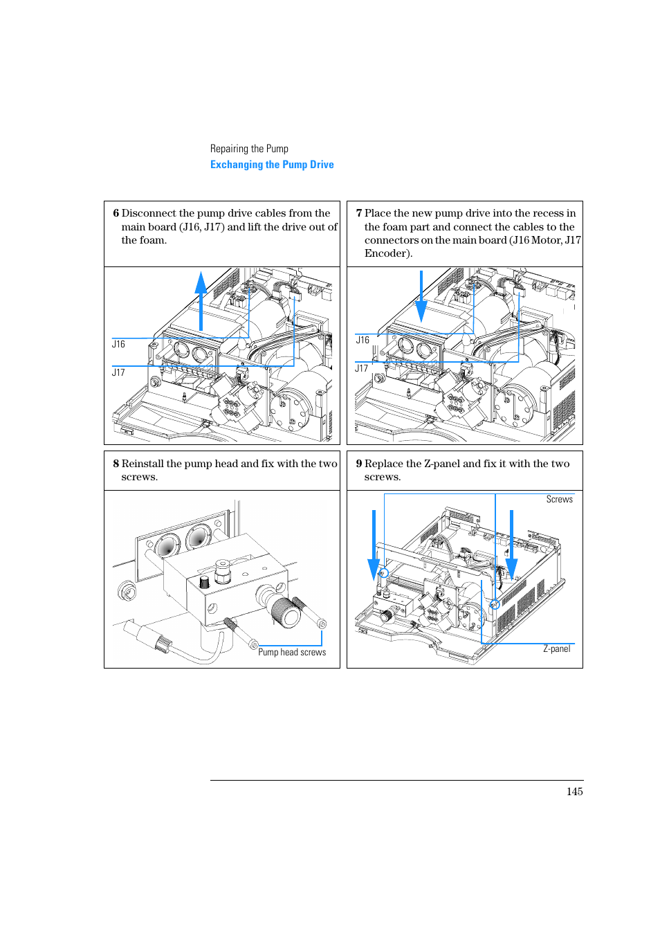 Agilent Technologies Quaternary Pump 1100 Series User Manual | Page 145 / 272