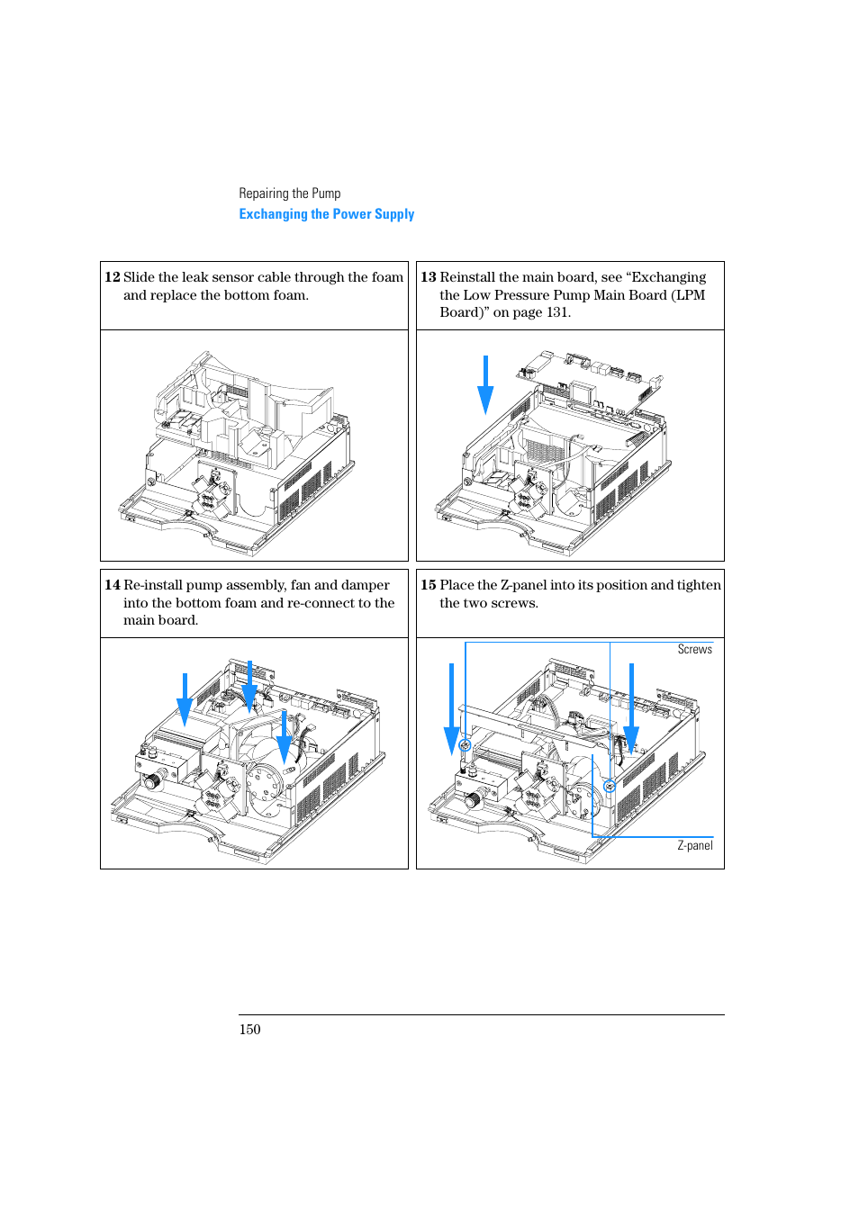 Agilent Technologies Quaternary Pump 1100 Series User Manual | Page 150 / 272