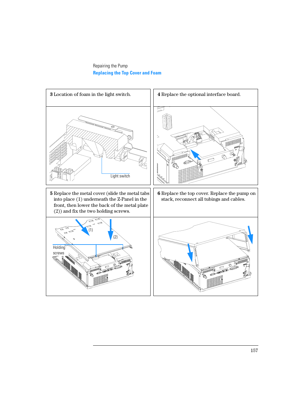 Agilent Technologies Quaternary Pump 1100 Series User Manual | Page 157 / 272