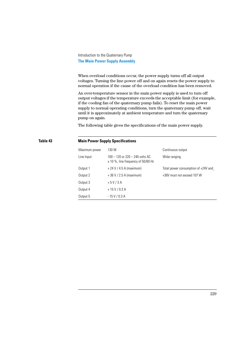 Agilent Technologies Quaternary Pump 1100 Series User Manual | Page 229 / 272